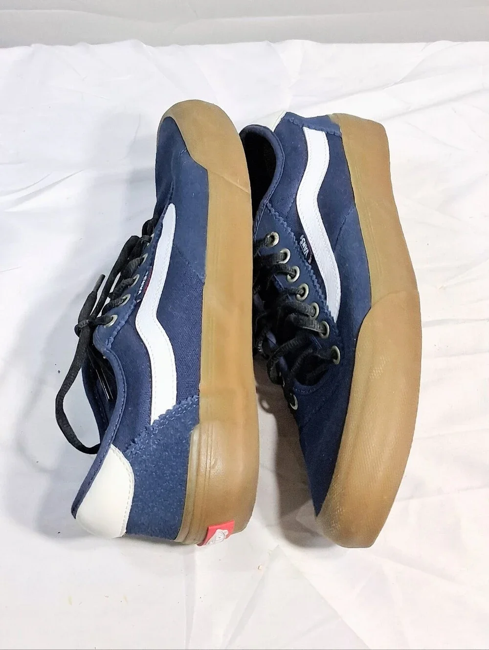 Size 10 Vans Suede Blue  Gum Soles Chima Ferguson Durable Pro Skateboard Shoes